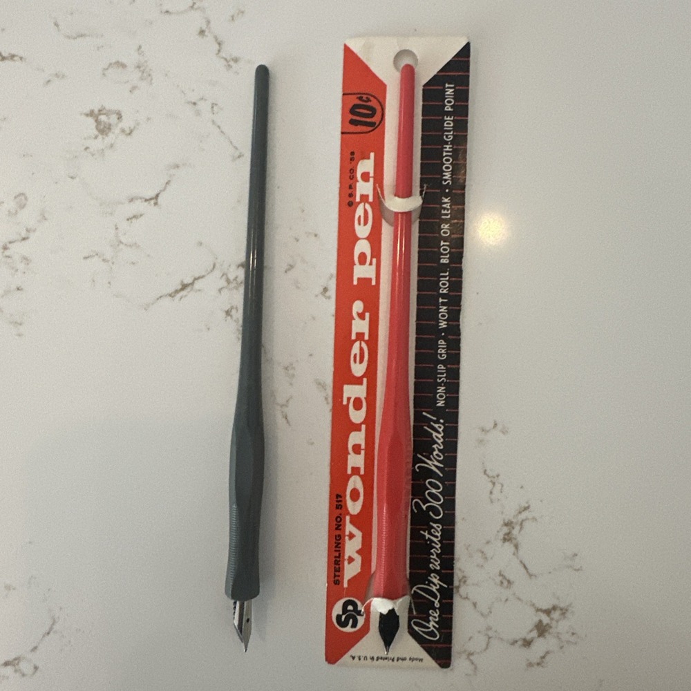 2 VINTAGE STERLING WONDER PEN 1 NEW In Original Package RARE